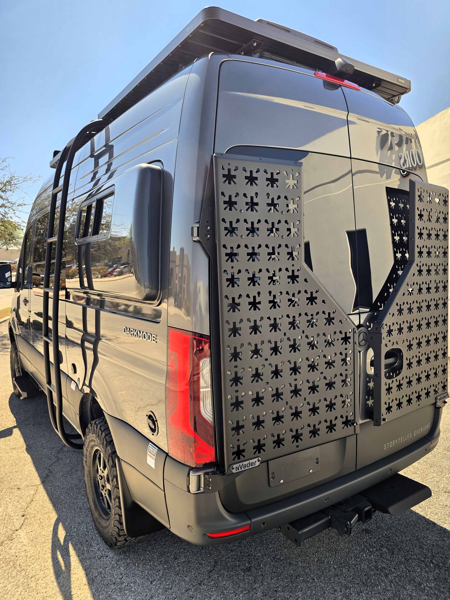 storyteller overland dark mode sprintervan for sale near me california texas colorado florida at hawkes outdoors 2102512882