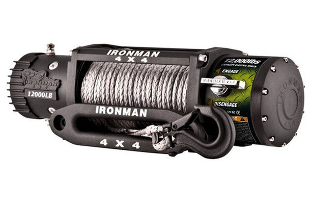 Ironman 4X4 MONSTER WINCH 12000LBS 12v Electric (Synthetic Rope)