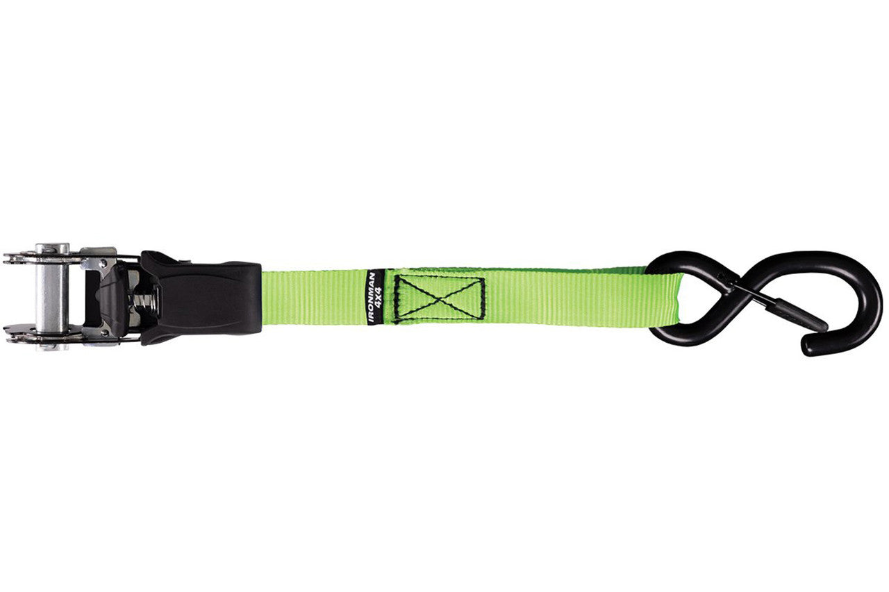 Kit de amarre con trinquete Ironman 4x4: 1 pulgada x 11,8 pies (paquete de 4)