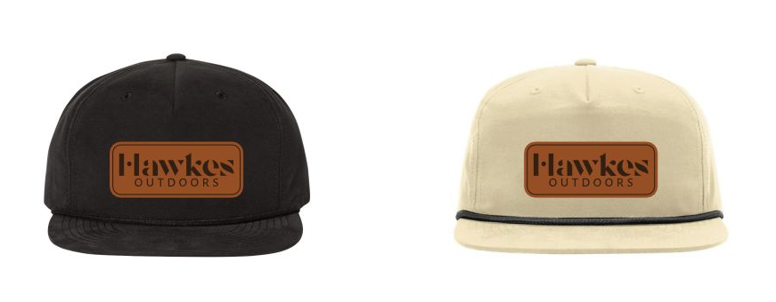 Hawkes Outdoors Leather Patch Cap