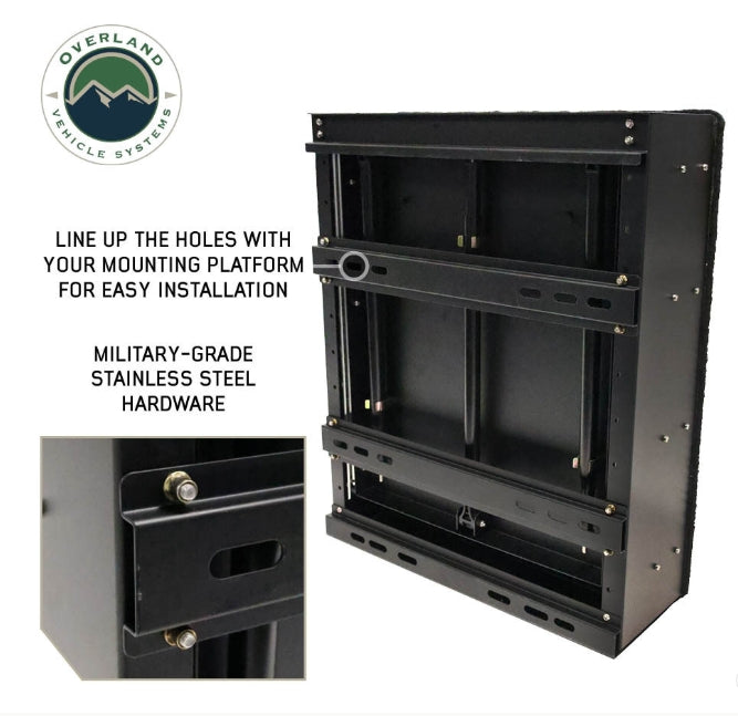 OVS Mid Size Cargo Box Kitchen With Slide Out Sink, Cooking Shelf and Work Station