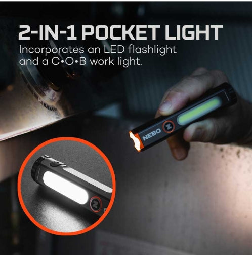NEBO Mini Larry 500 Flashlight - Hawkes Outdoors