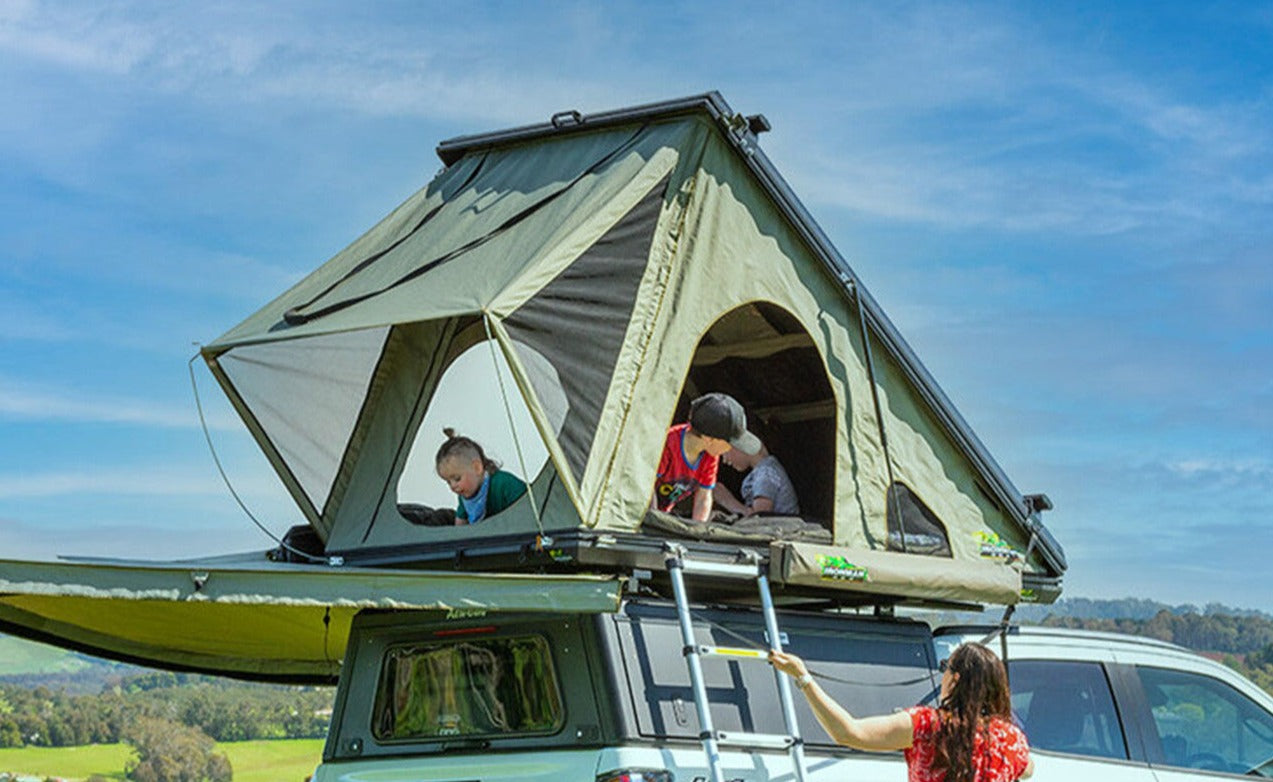 biggest roof top tent Ironman 4x4 Swift 1400 Hard Shell Rooftop Tent