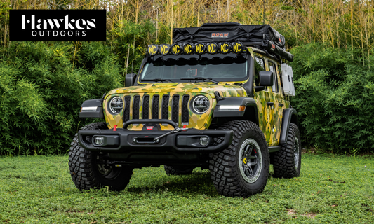 upgraded camo wrapped jeep wrangler rubicon for sale near san antonio texas at hawkes outdoors 2102512882
