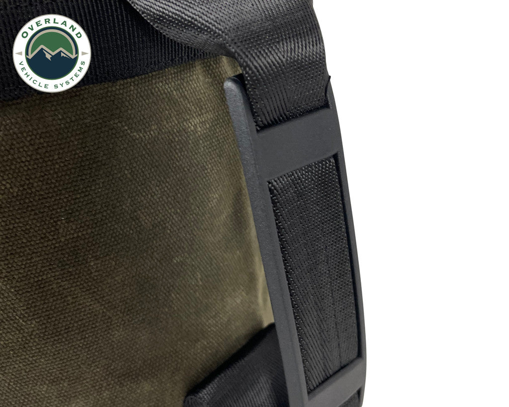 OVS Propane Bag w/ Handles & Straps- Waxed Canvas - Hawkes Outdoors