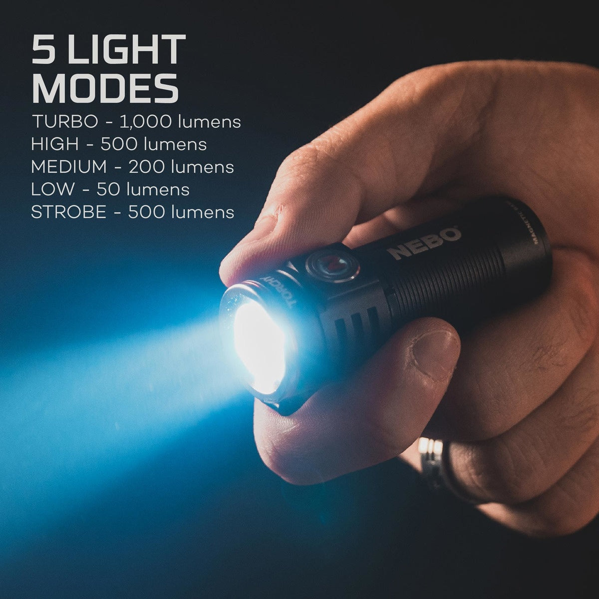 NEBO Torchy RC LED 1000 Lumens