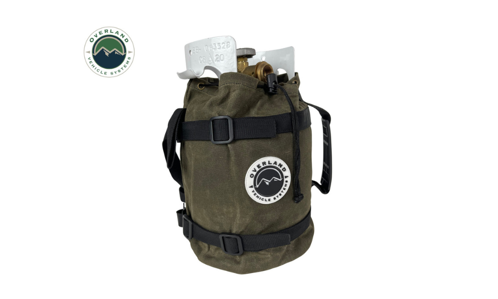 OVS Propane Bag w/ Handles & Straps- Waxed Canvas - Hawkes Outdoors