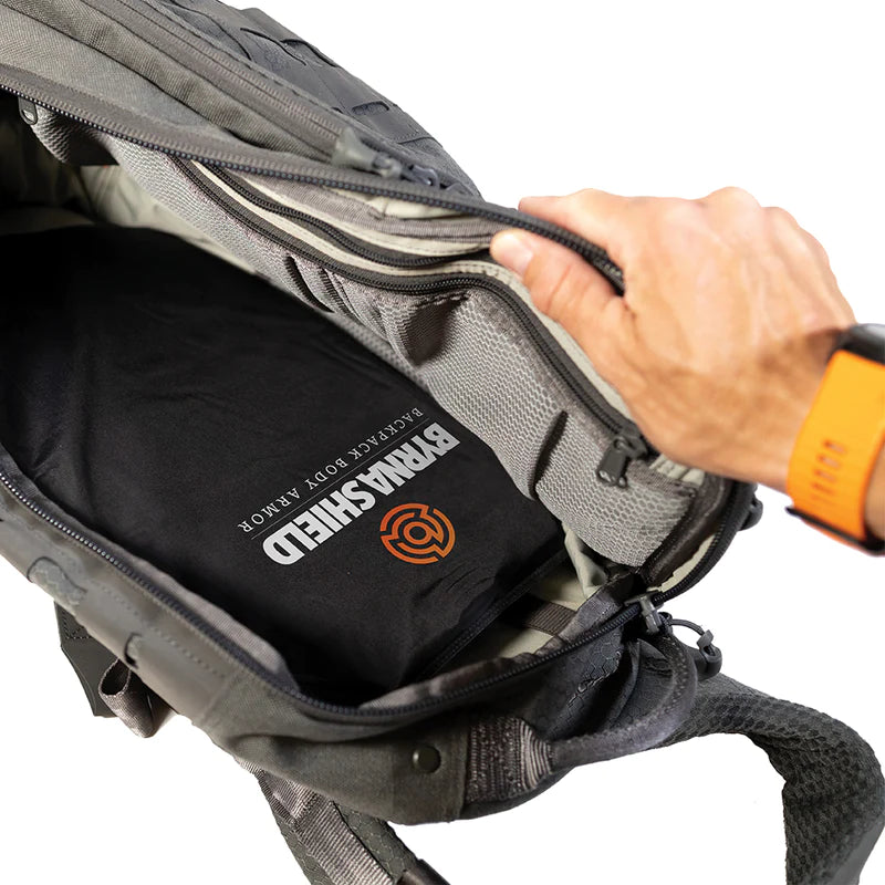 byrna shield backpack body armor protection school safety for sale near austin dallas texas at hawkes outdoors 210-251-2882
