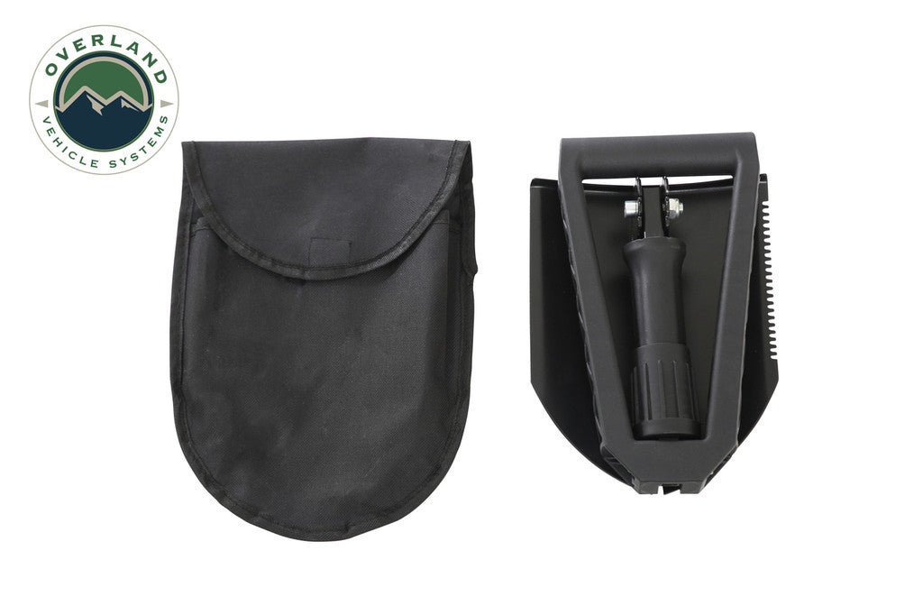 OVS Multi Functional Military Style Utility Shovel w/ Nylon Carrying Case - Hawkes Outdoors