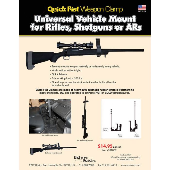 Quick Fist Weapon Clamps