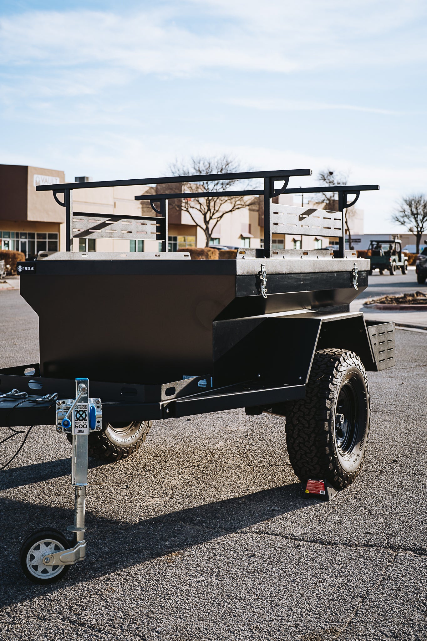 Rustic Mountain Overlanding Trailer