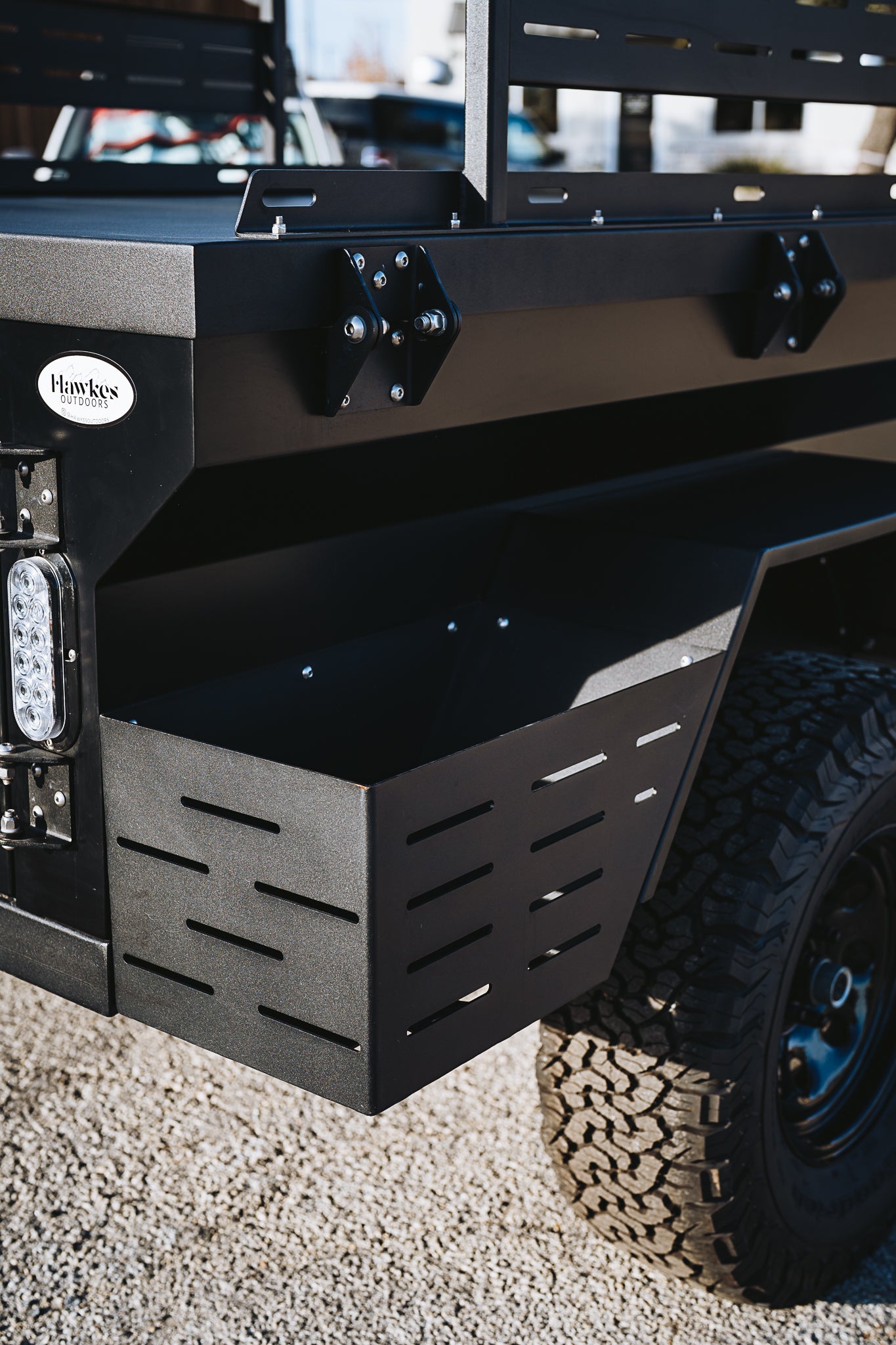 Rustic Mountain Overlanding Trailer
