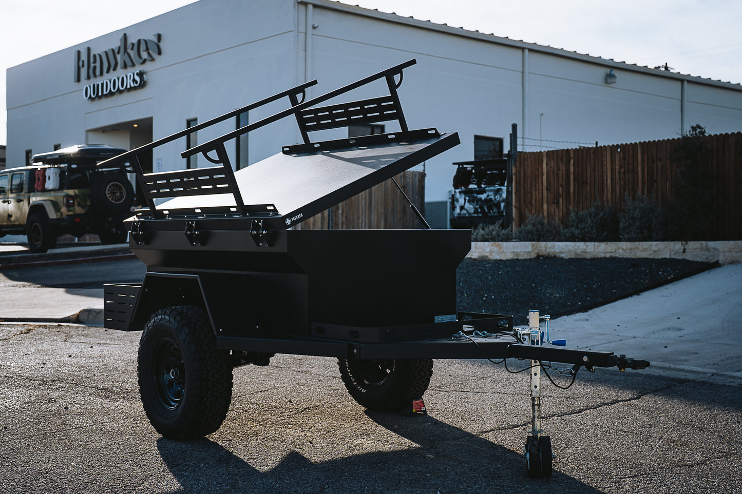 Rustic Mountain Overlanding Trailer