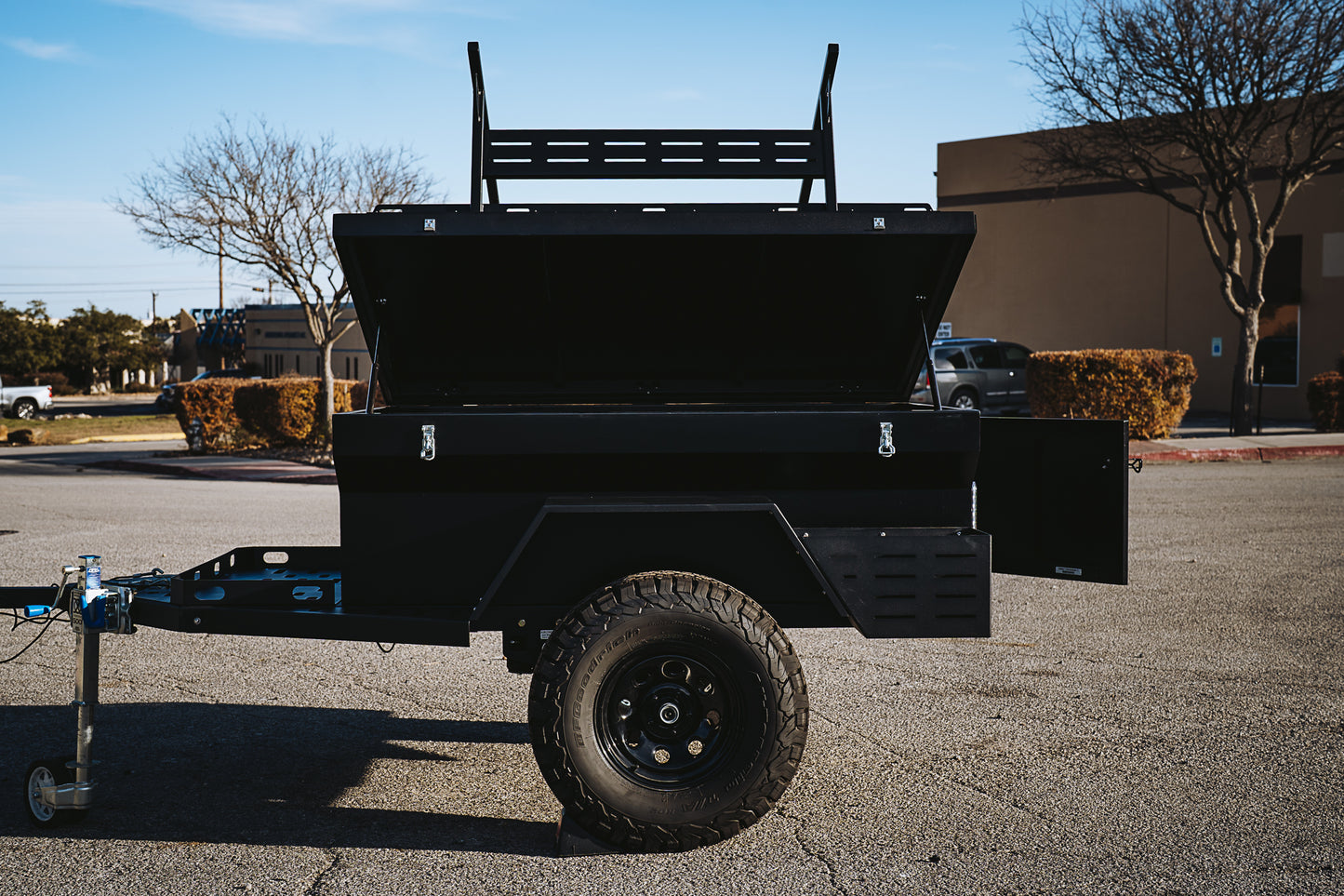 Rustic Mountain Overlanding Trailer