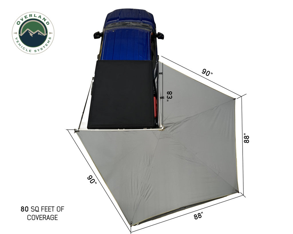 coverage ovs overland vehicle systems nomadic 270 LT awning for sale in san antonio texas at hawkes outdoors 2102512882