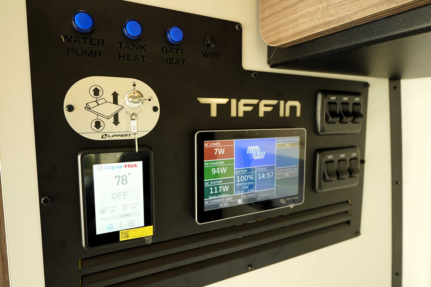 2026 Tiffin GH1 Adventure Bar Starlink Mini Pro, Upgraded Battery System, and Upgraded Audio