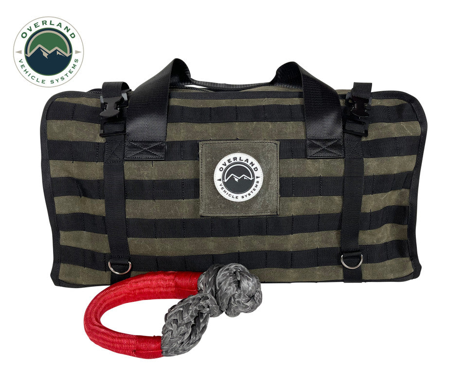 OVS Large Recovery Bag w/ Handles & Straps- Waxed Canvas