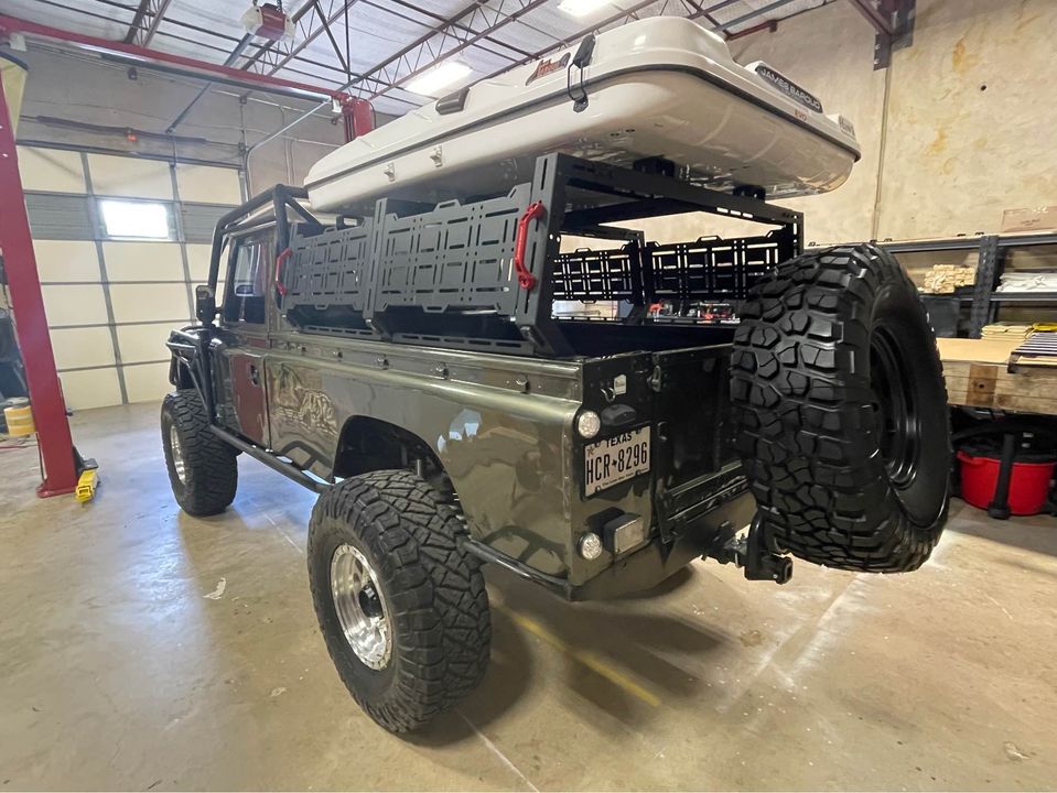 classic land rover defender 110 truck for sale in san antonio texas at hawkes outdoors