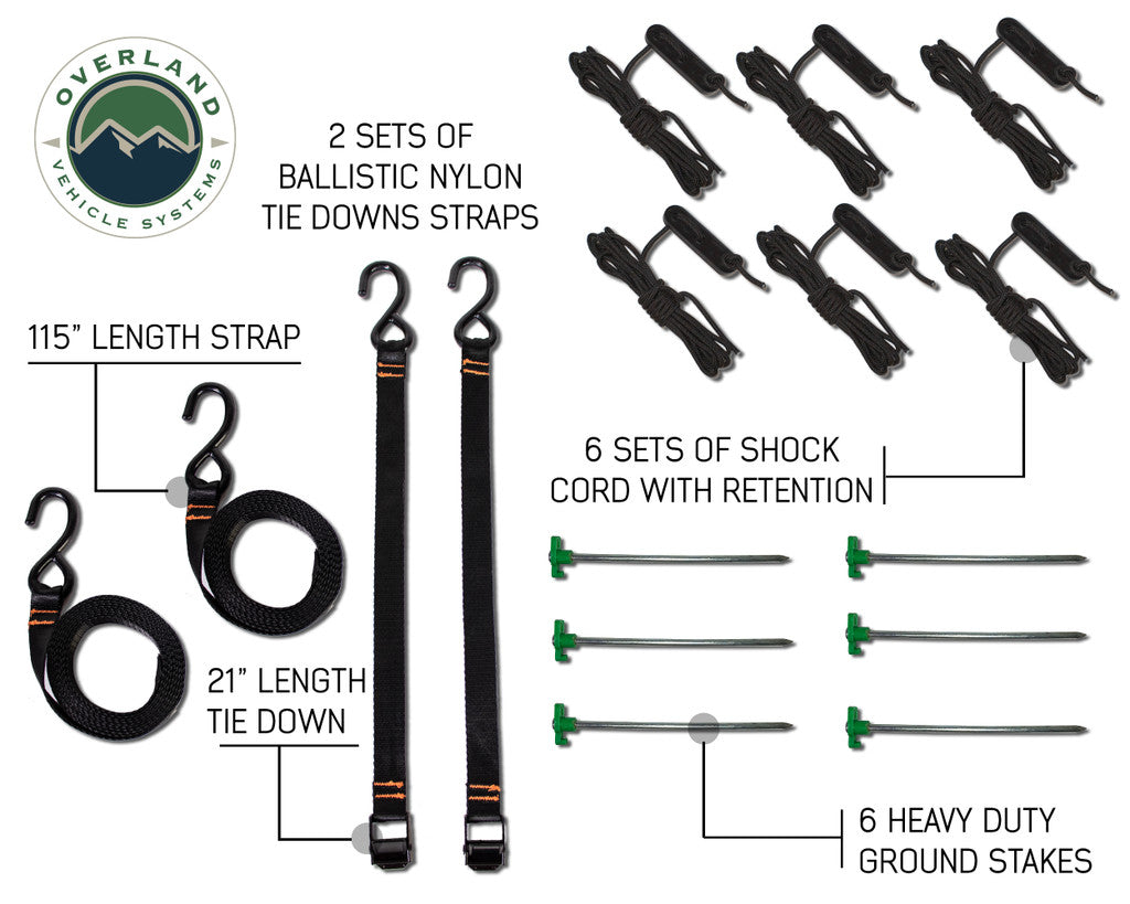 tie down straps ovs overland vehicle systems 270 awning for sale in san antonio texas at hawkes outdoors 2102512882