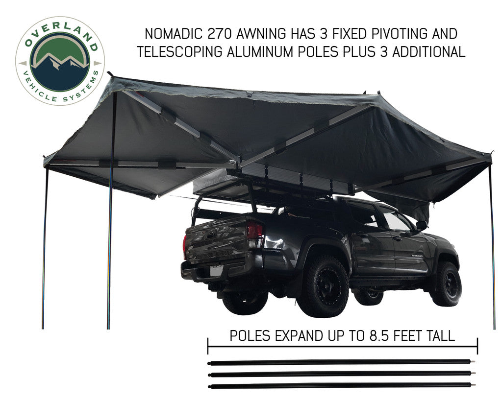 nomadic ovs overland vehicle systems 270 awning for sale in san antonio texas at hawkes outdoors 2102512882