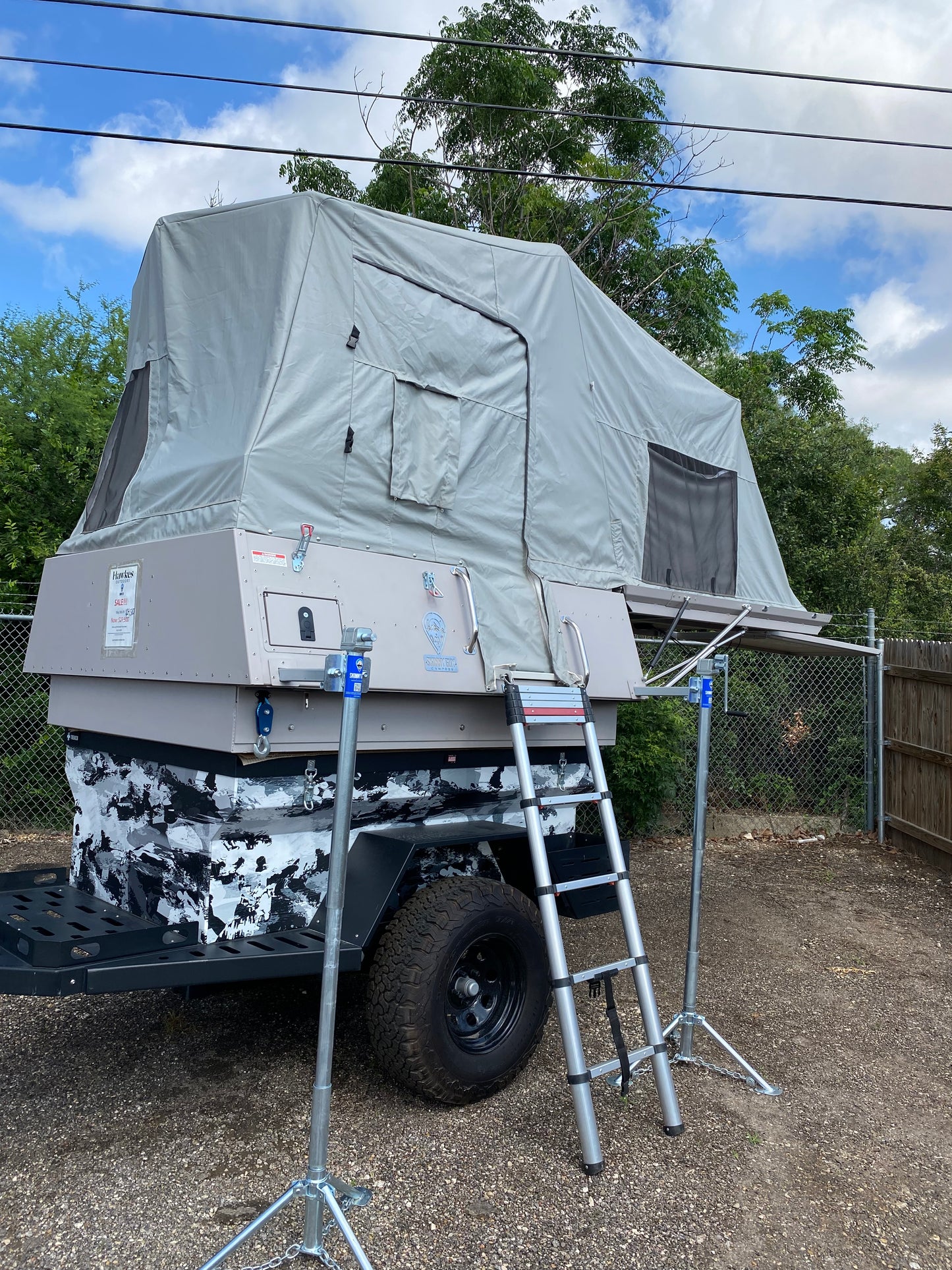 skinny guy truck bed all weather campers kit n kaboodle with outdoor kitchen and solar for sale near san angelo abiline texas at hawkes outdoors 2102512882