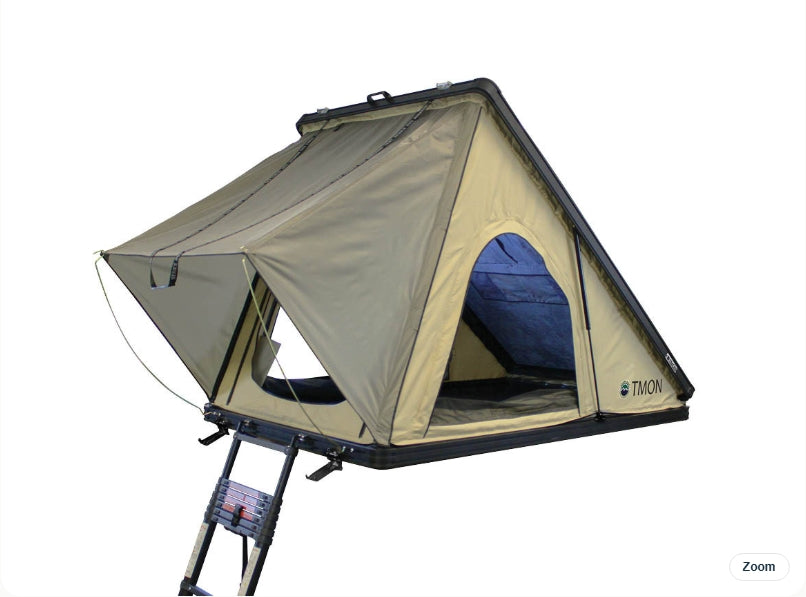 OVS LD TMON 2 Person Clamshell Aluminum Hard Shell Roof Top Tent