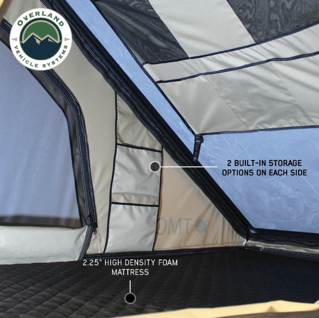OVS LD TMON 2 Person Clamshell Aluminum Hard Shell Roof Top Tent