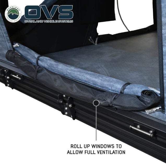 OVS XD K2 Dual Action Clam Shell 2 Person Aluminum Hard Shell Roof Top Tent