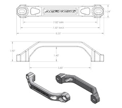 Agency6 Billet Grab Handle Pair - Hawkes Outdoors