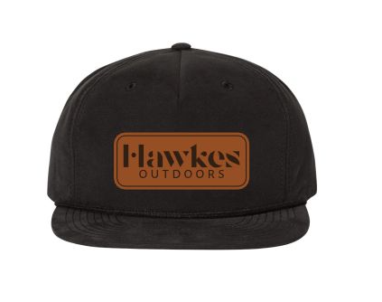 Hawkes Outdoors Leather Patch Cap