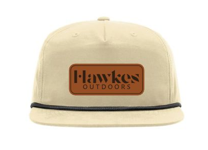 Hawkes Outdoors Leather Patch Cap