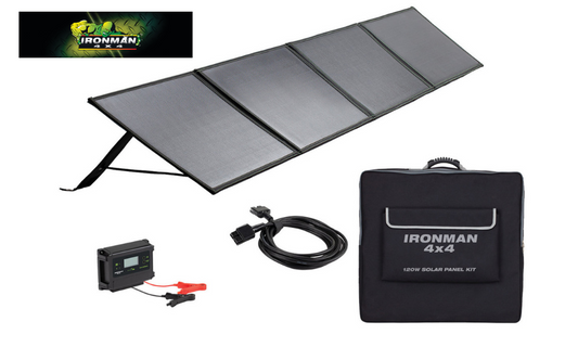 Ironman 4x4 便携式太阳能电池板套件 - 120W