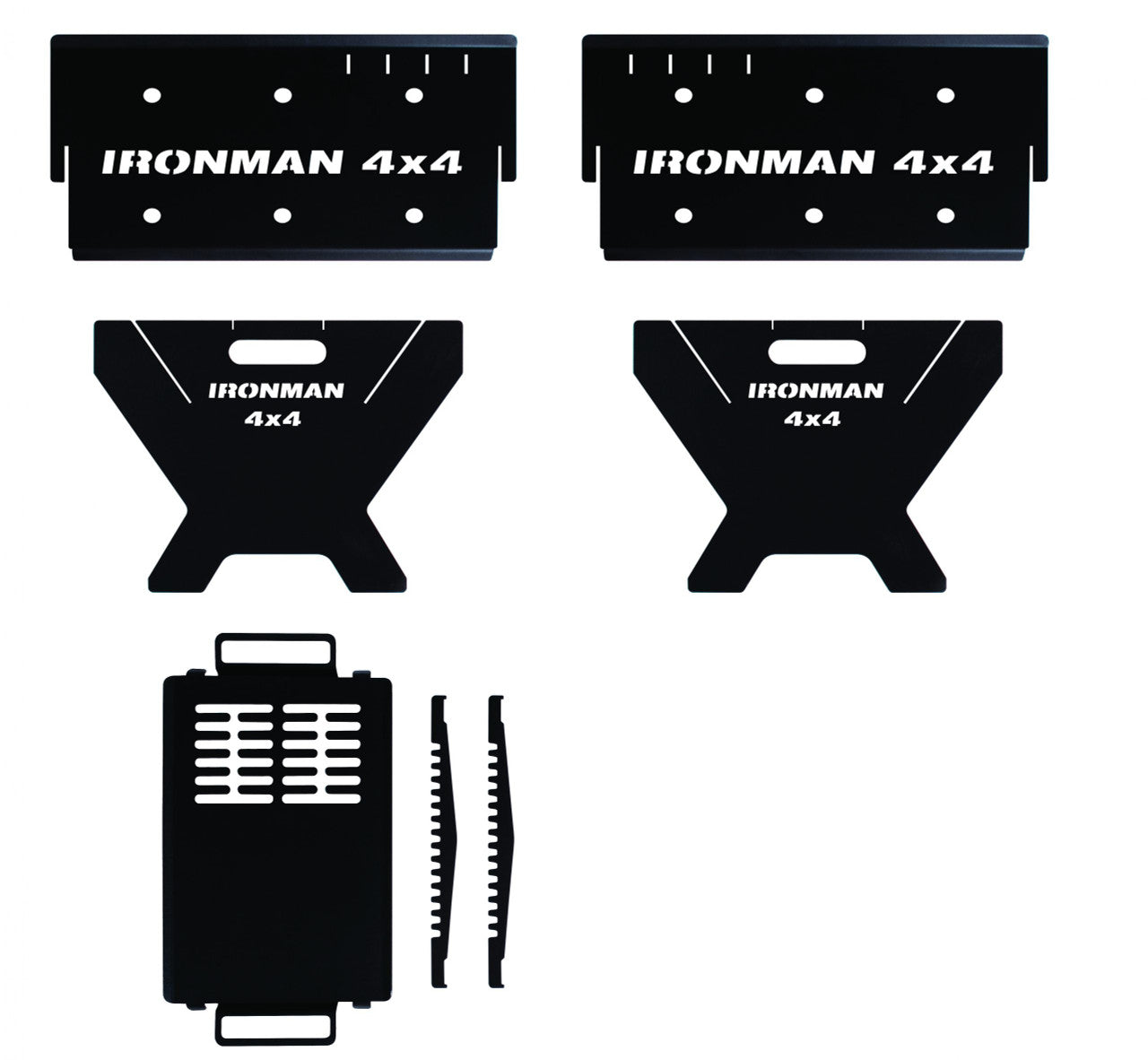 Brasero portátil Ironman 4x4 con kit de asador 