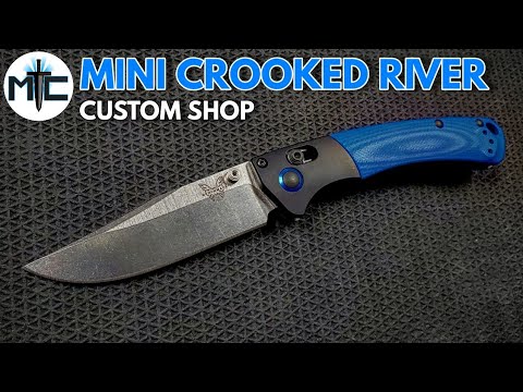 best price benchmade mini crooked river pocket knife for sale in austin texas at hawkes outdoors 2102512882