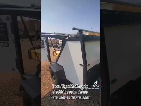 taxa outdoors standard tigermoth air condition offroad sleep inside trailer for sale near san antonio texas at hawkes outdoors 2102512882 youtube