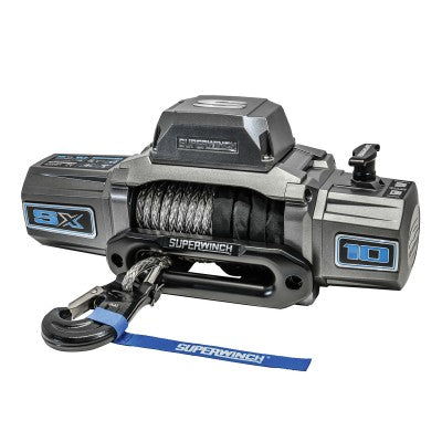 Superwinch SX10SR 12V DC 10,000lb Cabrestante de cuerda sintética