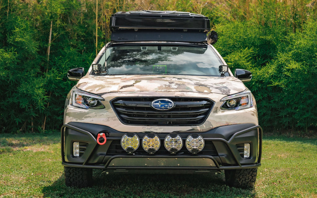 new subaru outback overland vehicle with rooftop tent for sale in san antonio texas at hawkes outdoors