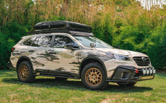 new subaru outback overland vehicle with rooftop tent for sale in san antonio texas at hawkes outdoors