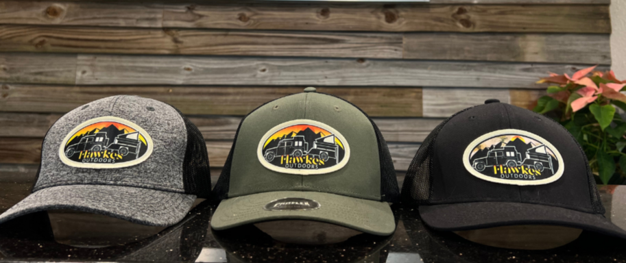 One size fits all trekker hawkes outdoors cap hat in multiple colors for sale in San Antonio, New Braunfels Texas call or text 210-251-2882
