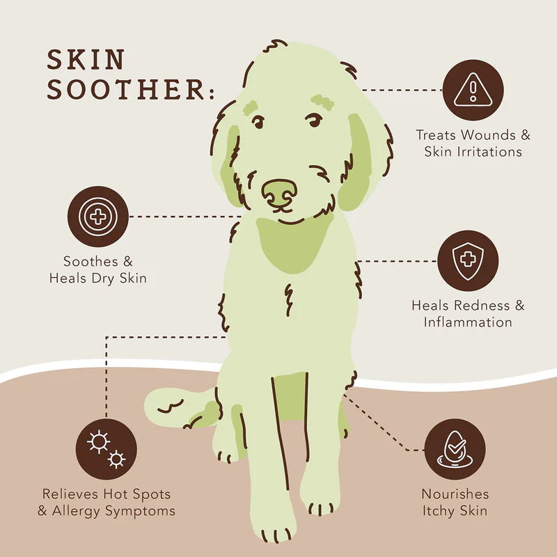 natural dog premium skin soother rub for sale near fredericksburg hill country texas at hawkes outdoors 210-251-2882