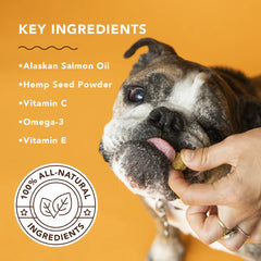 natural dog co skin and coat supplement for sale near boerne bulverde texas at hawkes outdoors 210-251-2882