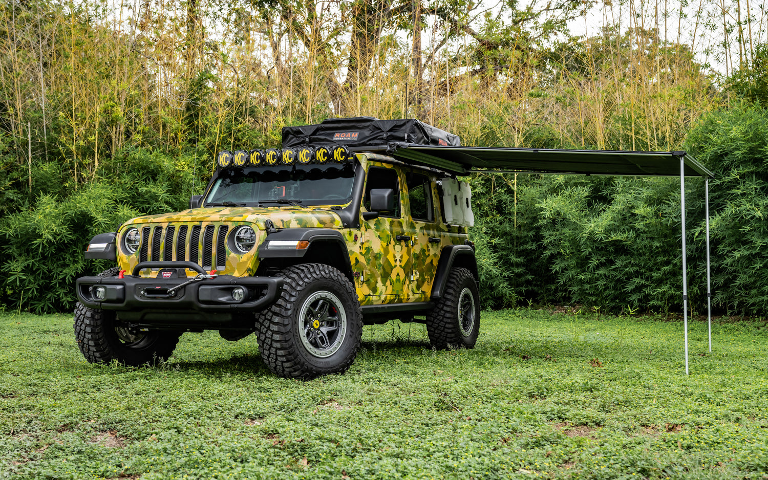 upgraded camo wrapped jeep wrangler rubicon for sale near kyle buda texas at hawkes outdoors 2102512882