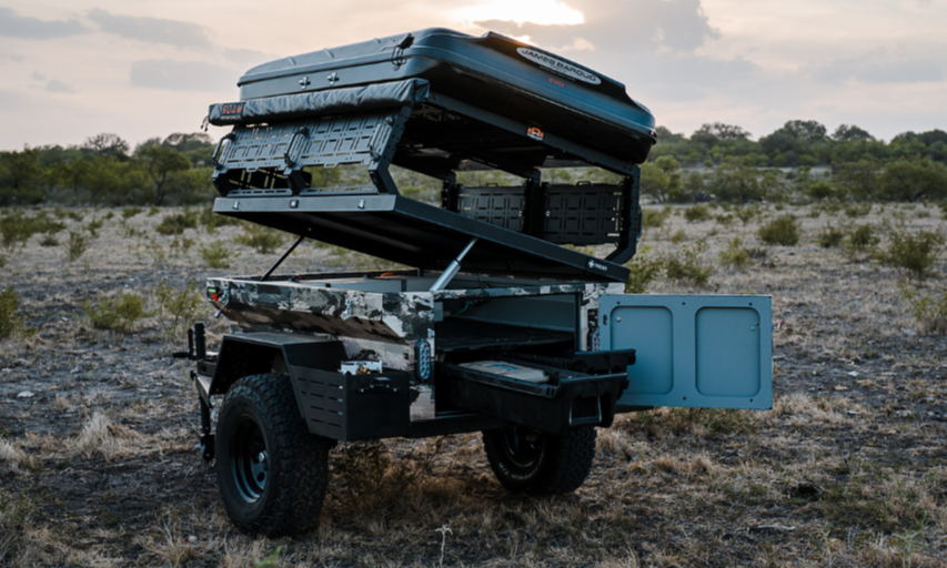 rustic mountain overland utility camping trailers for sale near san antonio texas at hawkes outdoors 210-251-2882