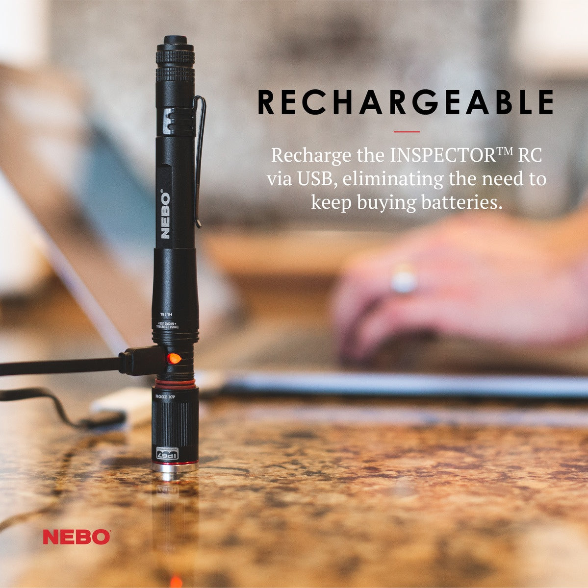nebo inspector rc rechargeable high lumen pen light for sale near lampasas texas at hawkes outdoors 2102512882