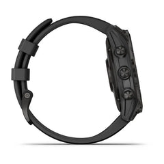 Garmin Fenix- 7 Sapphire Solar Black DLC Ti w/ Black Band - Hawkes Outdoors