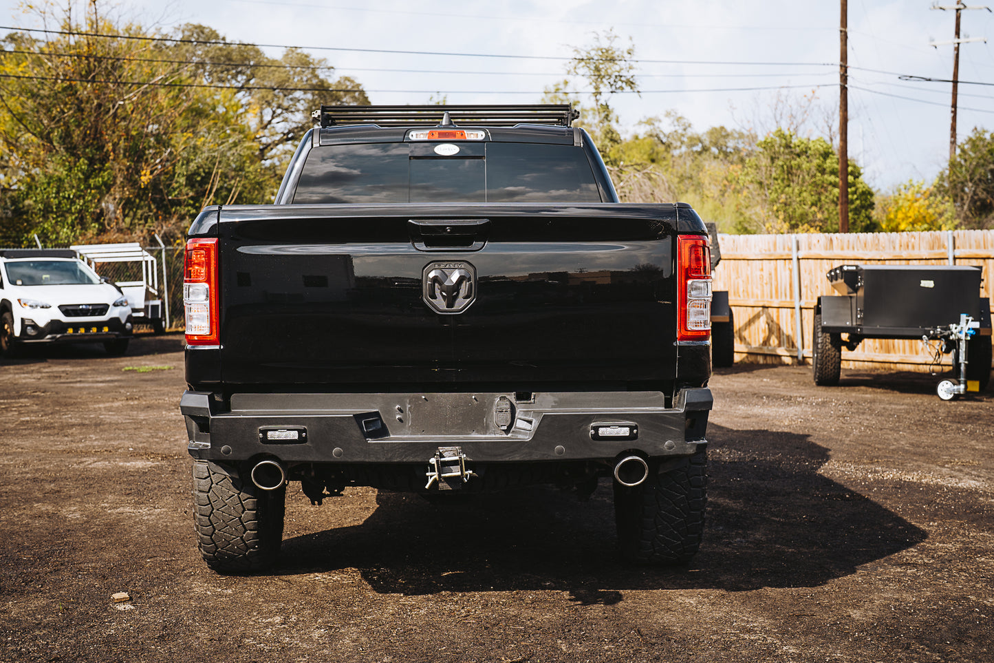 step up bumper used upgraded dodge ram eco diesel overland truck for sale in san antonio texas at hawkes outdoors