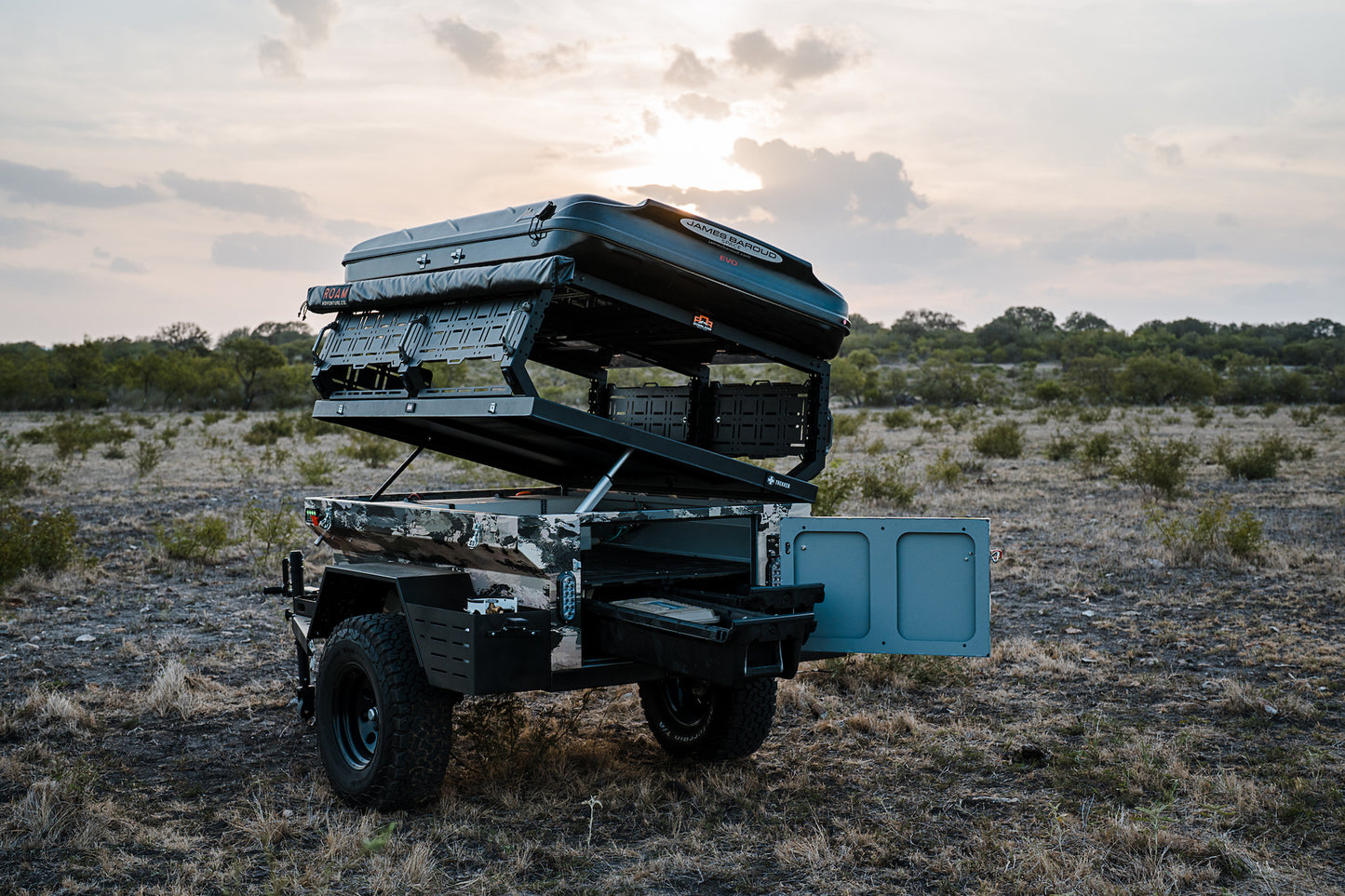 rustic mountain overland utility camping trailers for sale near new mexico oklahoma arkansas texas at hawkes outdoors 210-251-2882